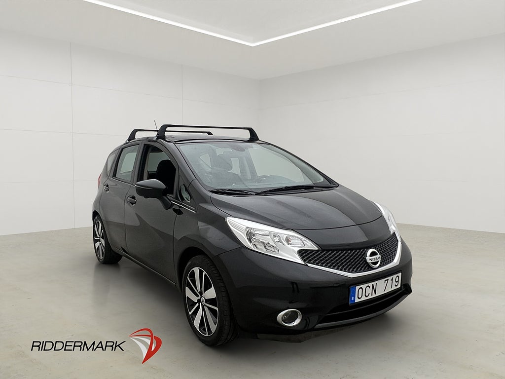 Nissan Note 1.2 80hk Pano 360° M-Värm Drag Navi Keyless BLIS