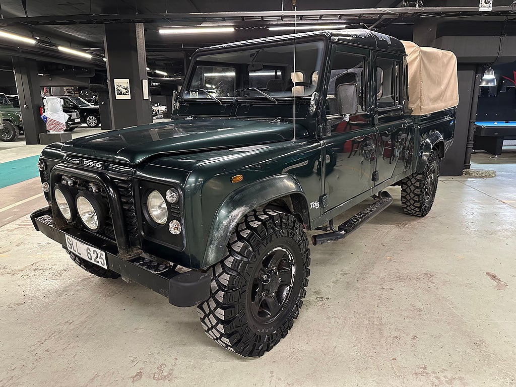 Land Rover Defender 130 Dubbelhytt HCPU 2.5 TD5, Sv såld, 15 130 Mil