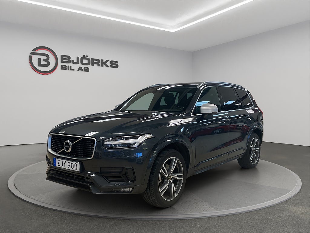 Volvo XC90 D5 AWD R-Design 7-Sits Pano Värmare GPS VOC 235hk