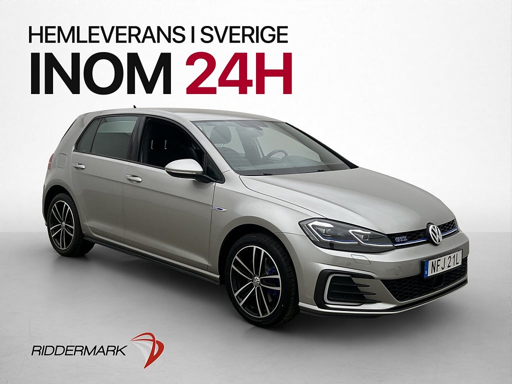 Volkswagen Golf GTE 204hk Cockpit Värm Kamera CarPlay Drag