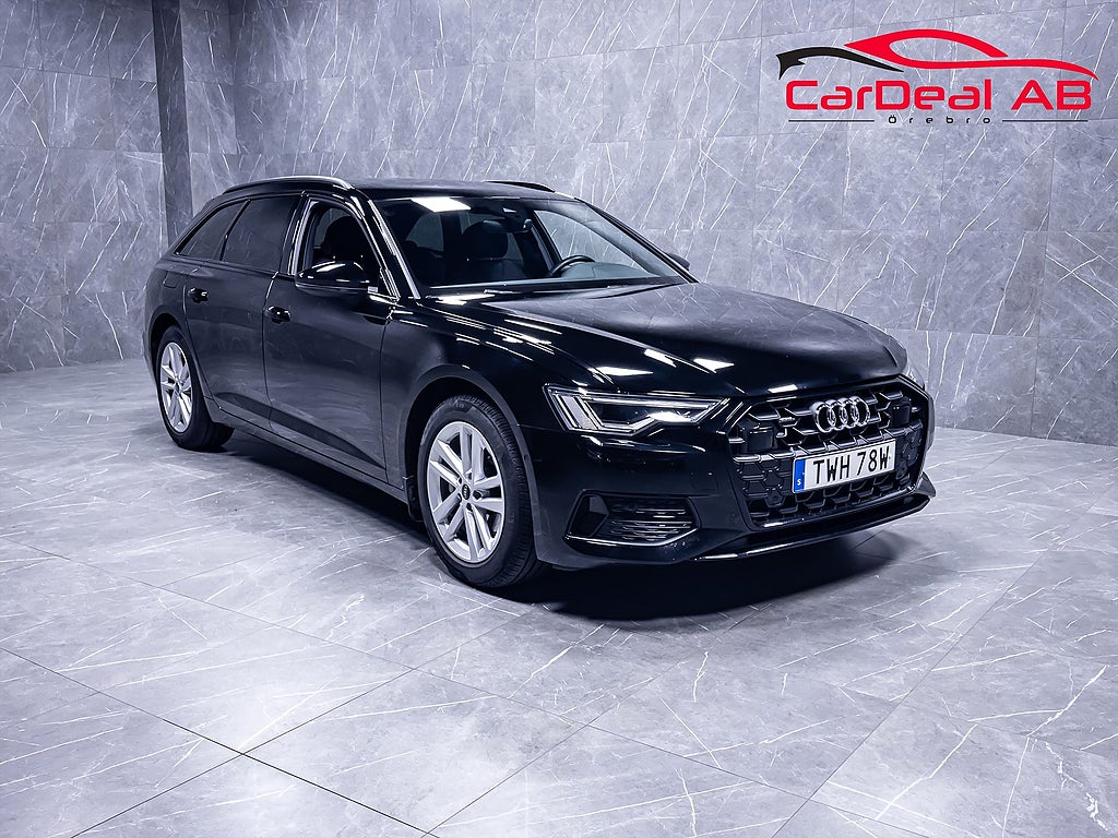 Audi A6 Avant 40 TDI Q Matrix Cockpit Värmare Kamera Drag MOMS
