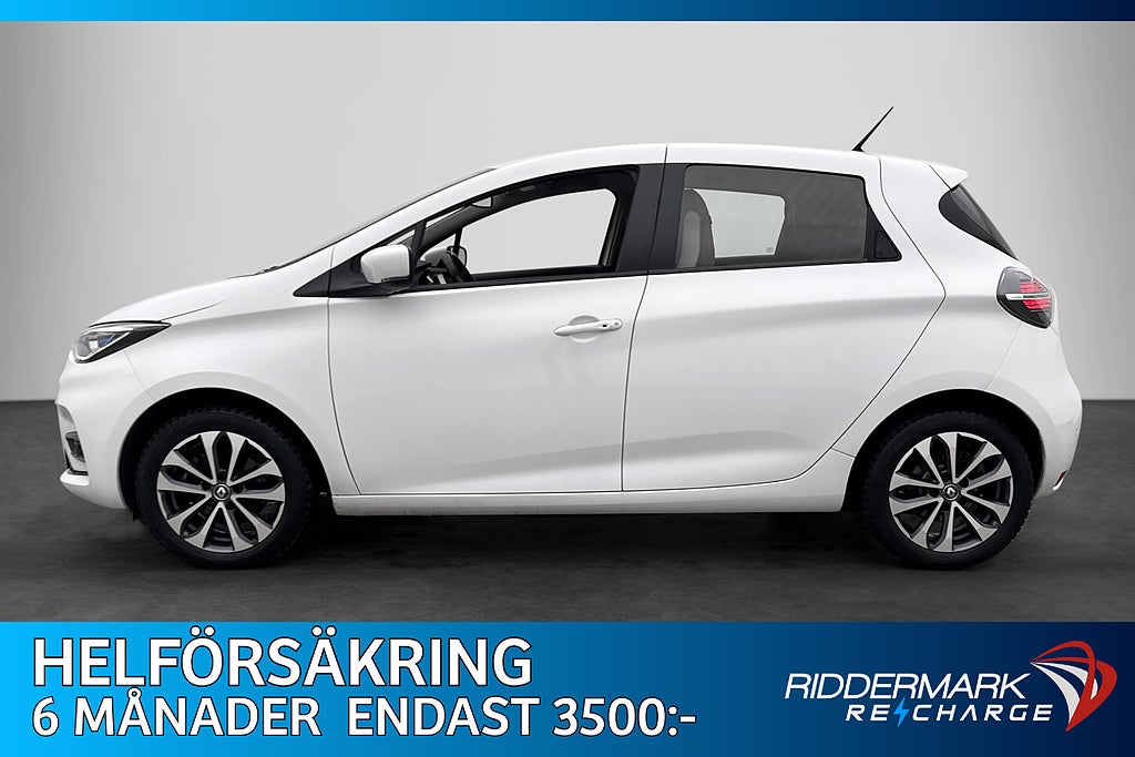 Renault Zoe 52 kWh Kamera Rattvärme Friköpt batteri