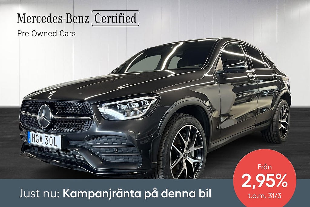 Mercedes-Benz GLC 300 de Coupé 4MATIC AMG. 2,95% ränta