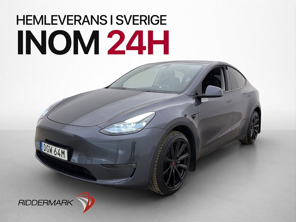 Tesla Model Y Long Range AWD ACC-Boost Dragkrok Autopilot