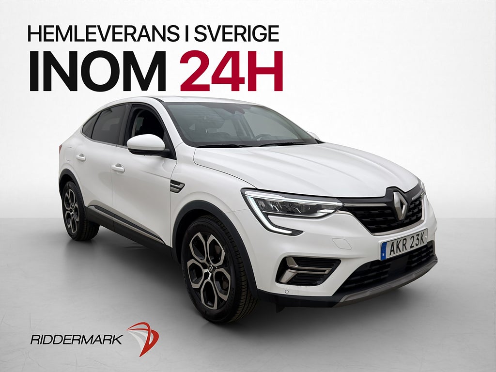 Renault Arkana E-TECH 145 Kamera Rattvärme CarPlay Halvskinn