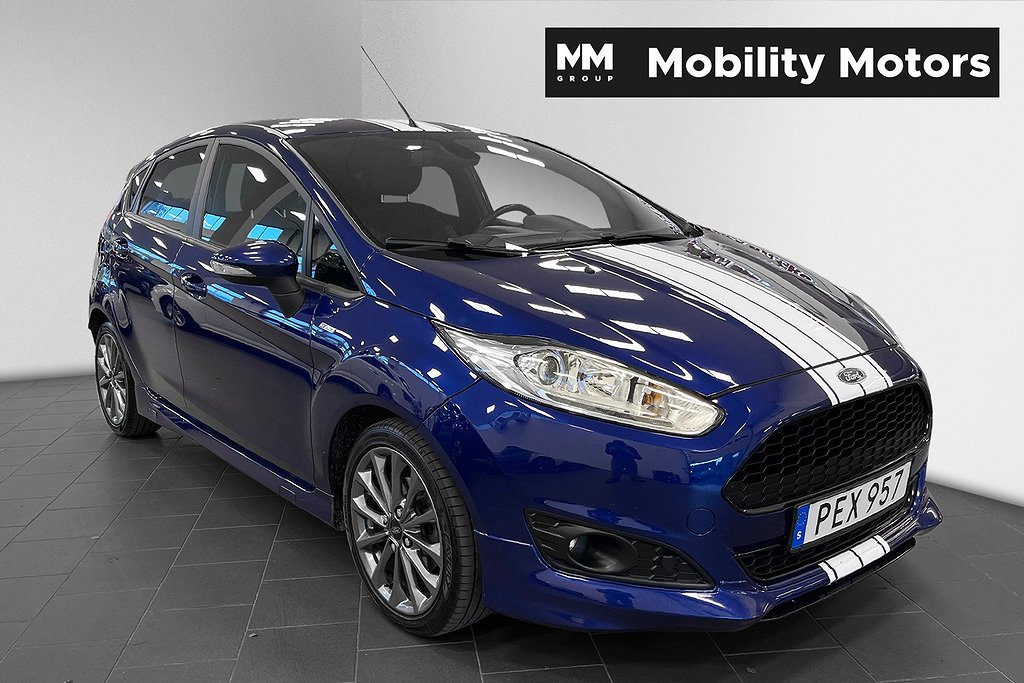 Ford Fiesta 5-dörrar 1.0 100hk EcoBoost ST-Line M-värmare