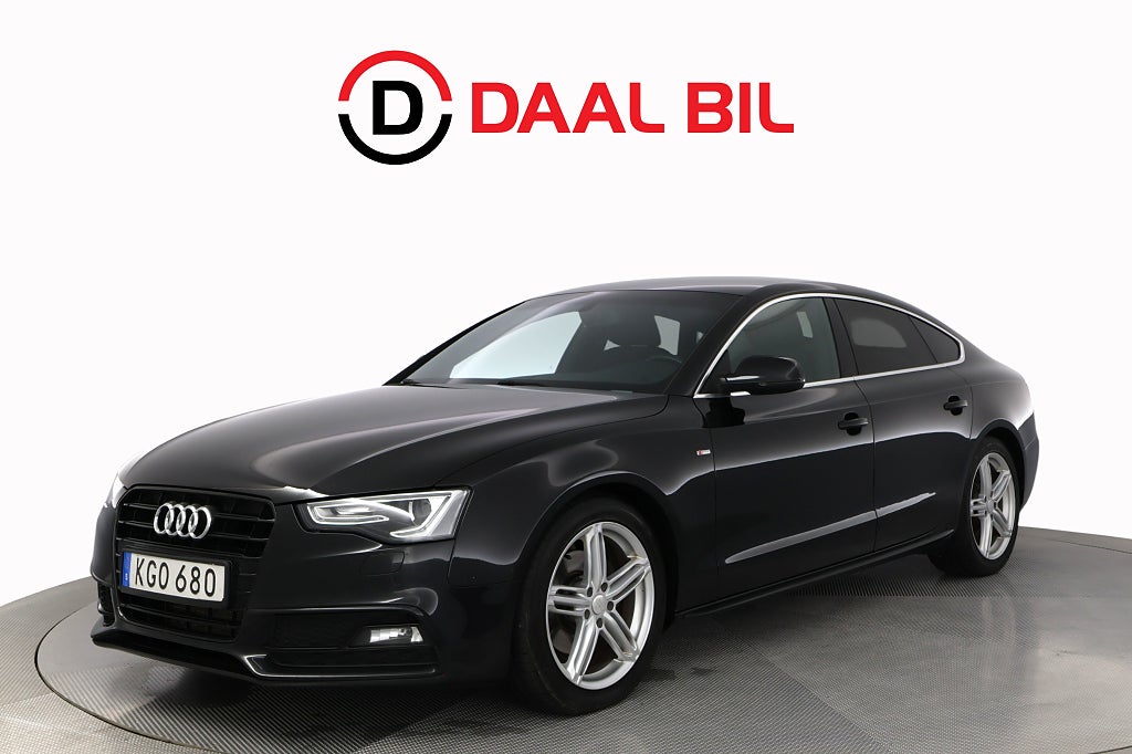Audi A5 SPORTBACK 2.0 TDI QUATTRO 177HK S-LINE P-SENS BT 