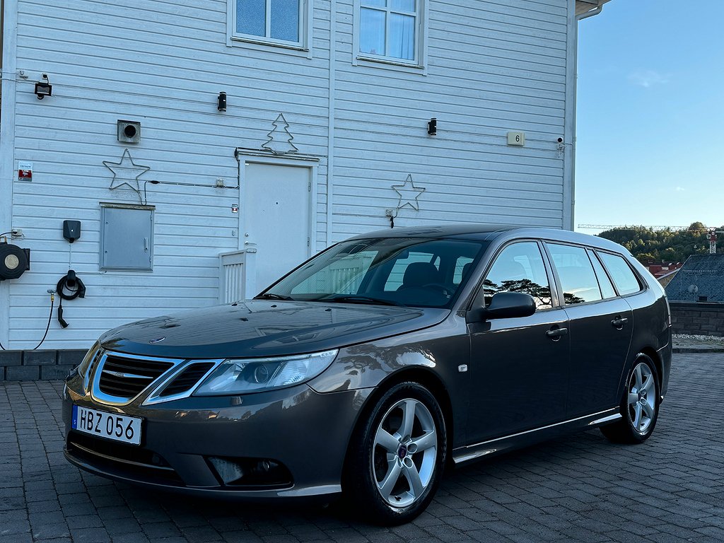 Saab 9-3 SportCombi 2.0t BioPower Vector,Servad,Ny Besiktad,Toppskick