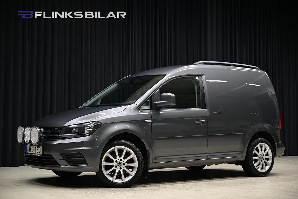 Volkswagen Caddy 1.6 TDI 75HK Nedlackad|Drag|Värmare|Backkamera|NyKamrem