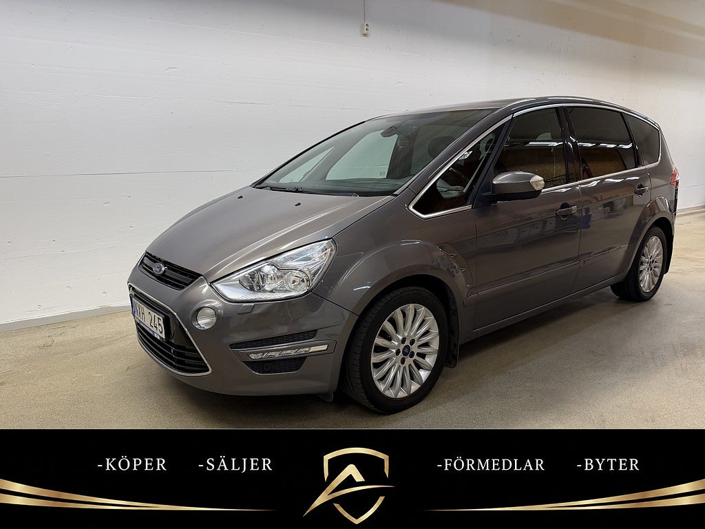 Ford S-Max 2.0 TDCi Powershift Business 7-sits Nybesiktad Kam-bytt