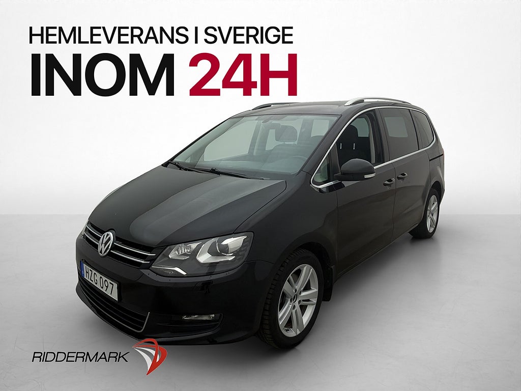 Volkswagen Sharan TDI 4M 150hk Värmare 7-Sits El-Dörrar Drag