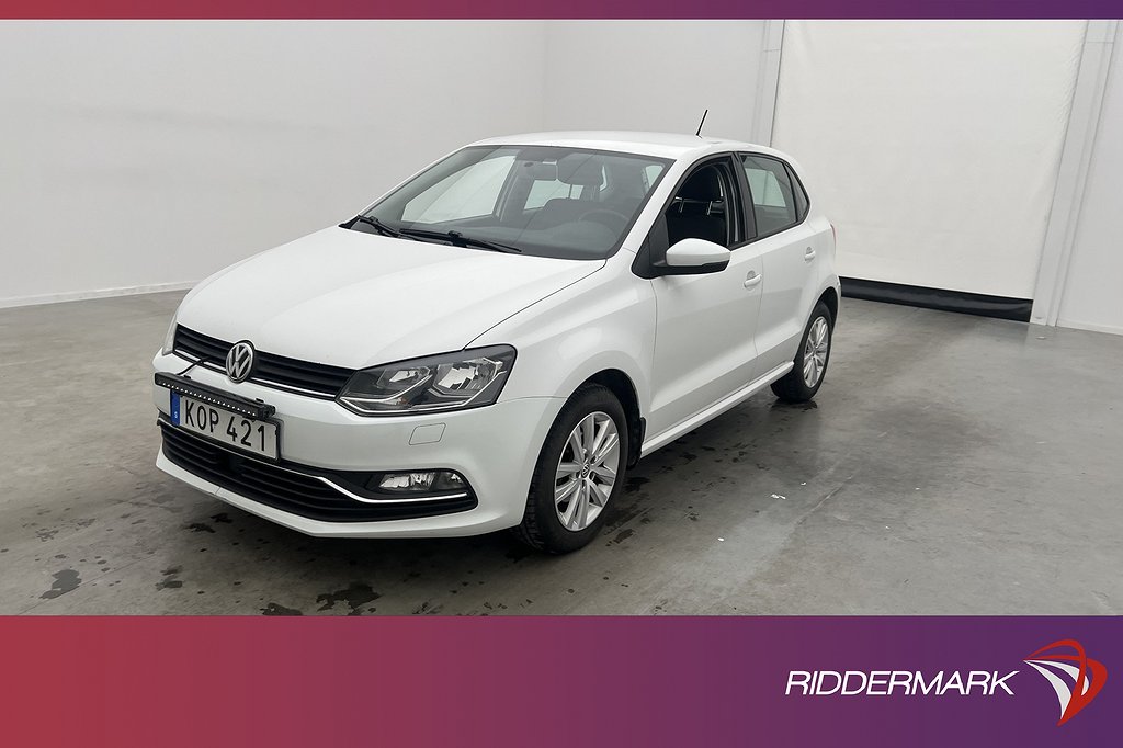 Volkswagen Polo 1.2 TSI 90hk Bluetooth Låg-skatt 0,47l/Mil