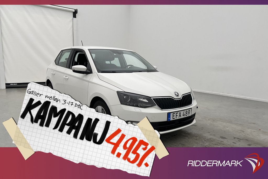 Skoda Fabia 1.0 TSI 110hk Style M-Värm CarPlay 4,95% Ränta