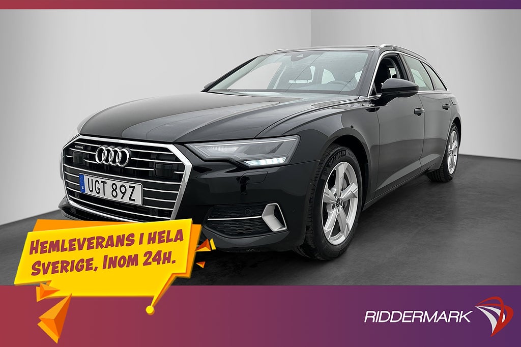Audi A6 50 TFSI e Quattro 299hk Navi CarPlay Drag MOMS