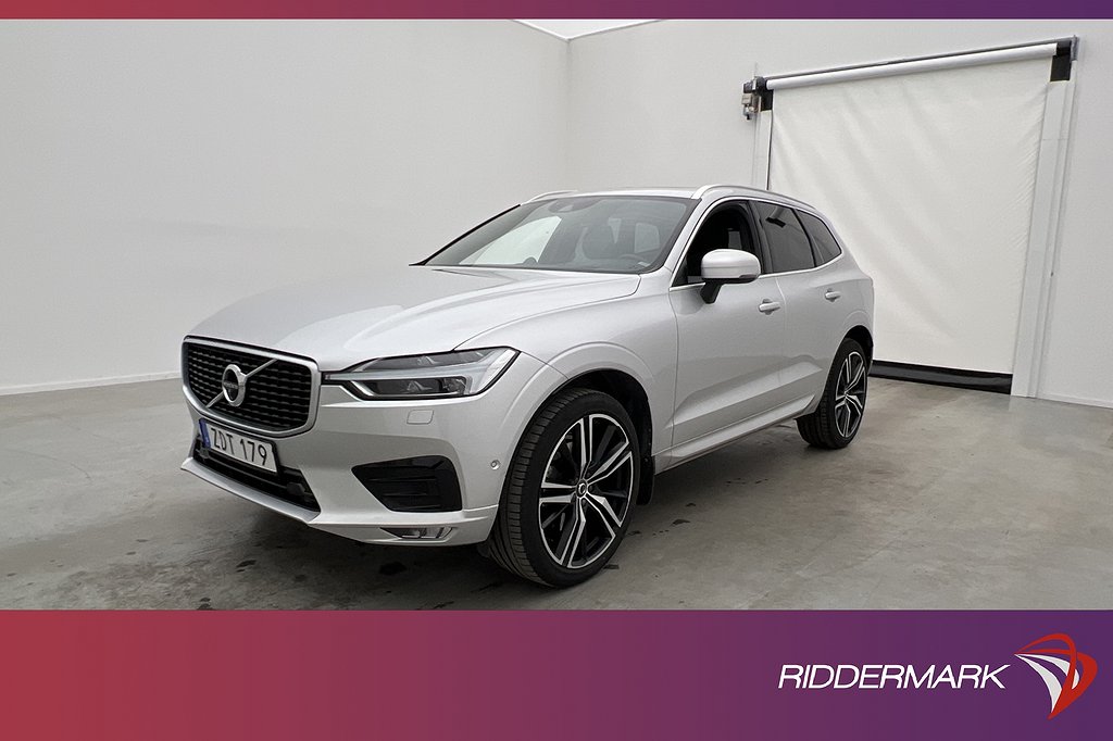 Volvo XC60 T5 AWD R-Design VOC Pano B&W Värm HUD 360° Drag