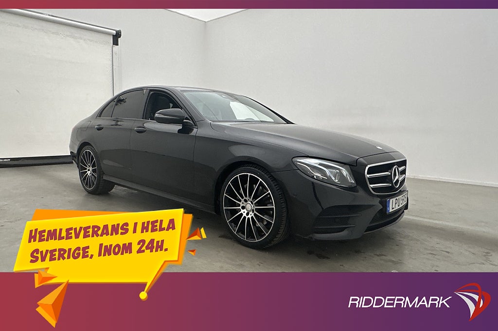 Mercedes-Benz E 220 d 194hk AMG HUD Wide Pano 360° Navi