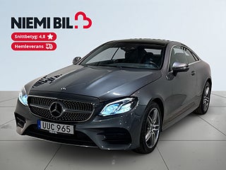 Mercedes-Benz E 200 AWD Coupé Aut AMG Line Pano Pvärm HuD Kamera Skinn – bild 1