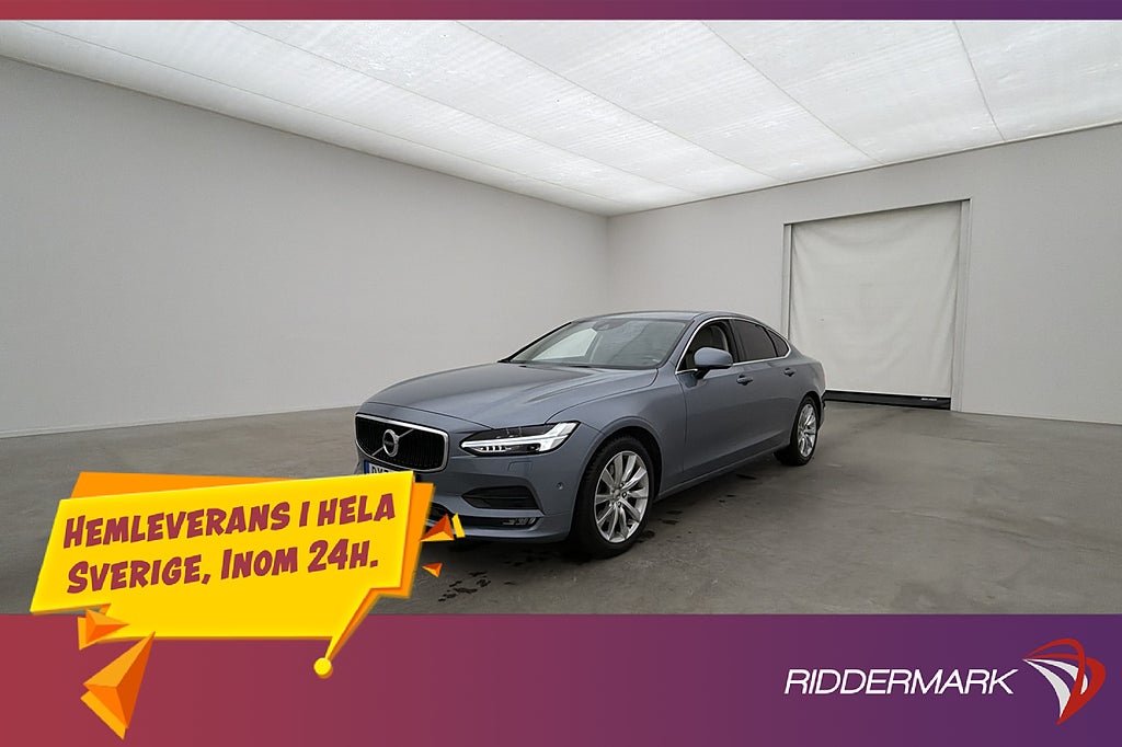 Volvo S90 T5 254hk Momentum Kamera Skinn Elstol/Minne Navi