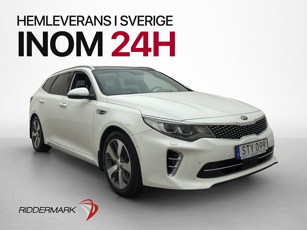 Kia Optima 1.7 141hk GT-Line Skinn Navi Pano H/K Drag