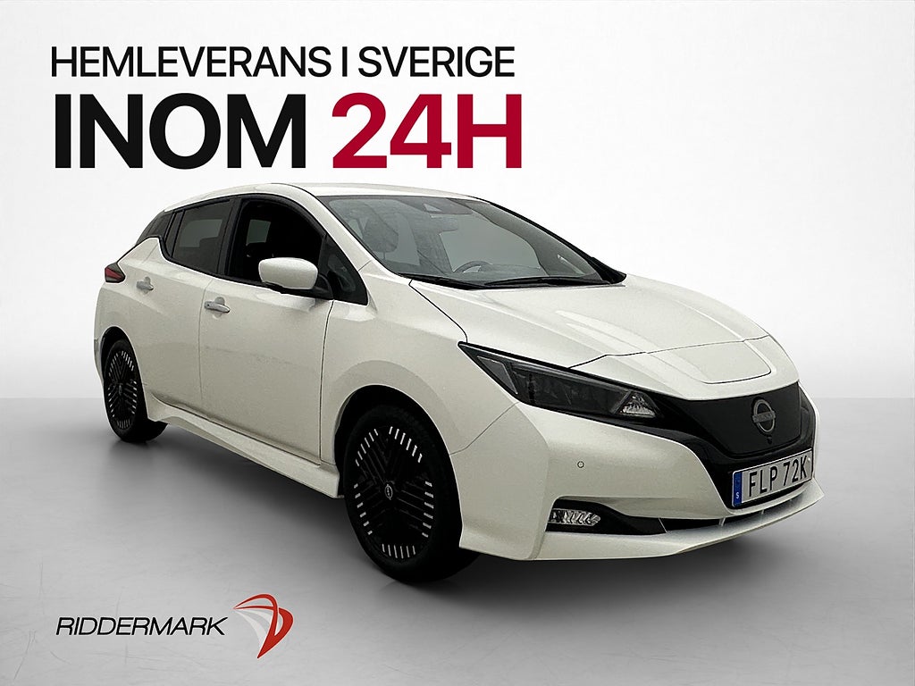 Nissan Leaf 150hk Döda-vinkel Backkamera Bluetooth MOMS