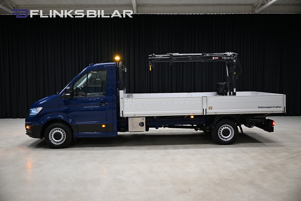 Volkswagen crafter 4Motion 177HK L4 Automat|Flak|HIAB|Kranbil|Moms|SeUtr!