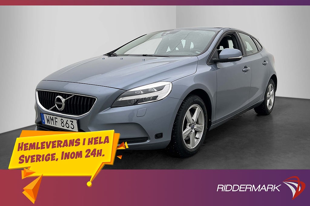 Volvo V40 D3 150hk Momentum VOC Värmare Dragkrok P-Sensorer