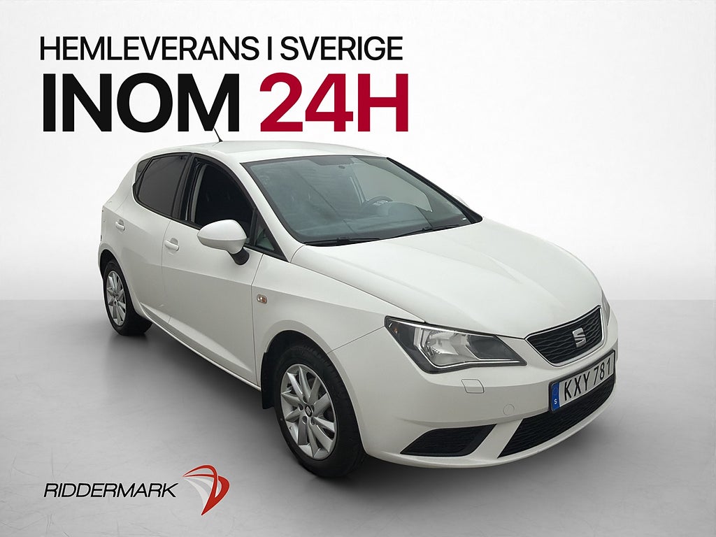 Seat Ibiza 1.2 TSI 86hk Style Sensorer Farthållare Låg-Skatt