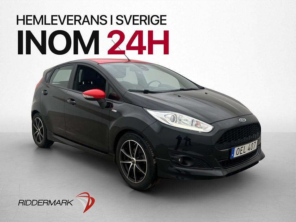 Ford Fiesta 100hk ST-Line M/K-Värmare En-Brukare 0,43l/mil