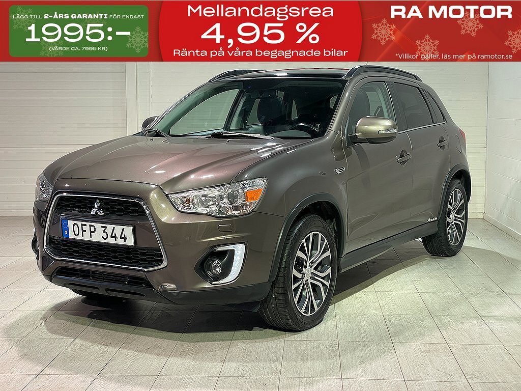 Mitsubishi ASX 2.2 Di-D 4WD| Läder | Nyservad | Nya däck