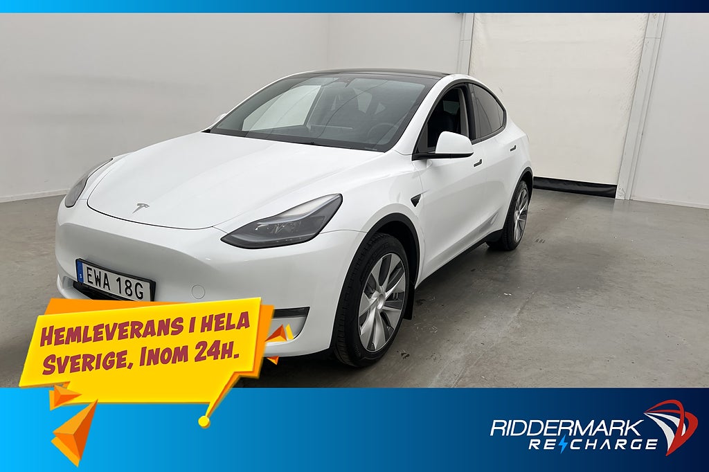 Tesla Model Y Long Range AWD Dragkrok Autopilot Sv.Såld MOMS