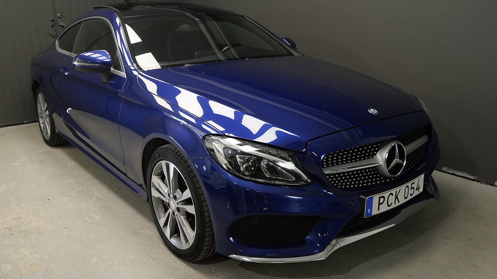 Mercedes-Benz C 250 Coupé Plus AMG 211hk Panorama Burmester Backkamera