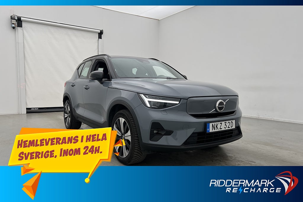 Volvo XC40 Recharge Single PLUS Kamera BLIS MOMS 1-Ägare