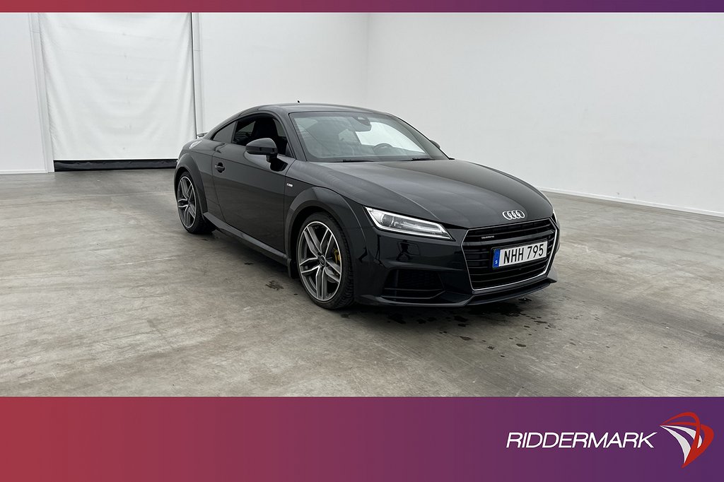 Audi TT Coupé TFSI Q 230hk S-Line Cockpit Navi Alcantara