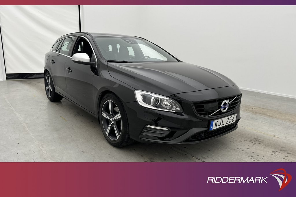 Volvo V60 D4 R-Design VOC Värmare Navi BLIS Sensorer Elstol