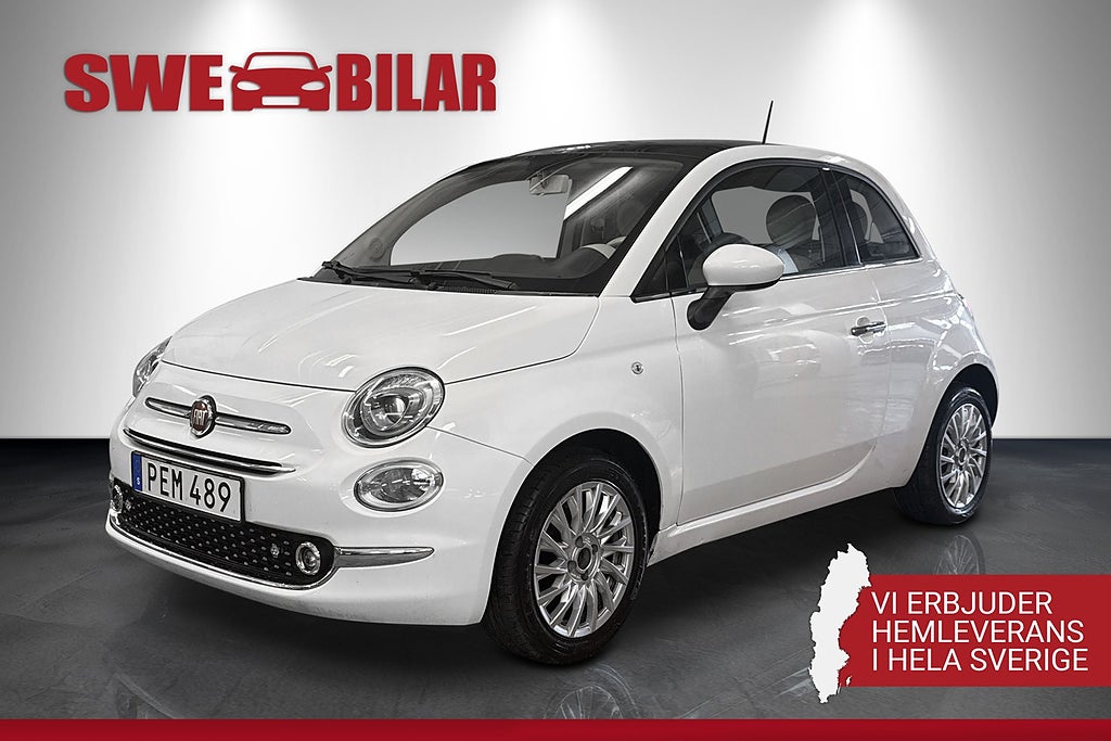 Fiat 500 1.2  Lounge AUTOMAT DRAG PANO KAMREM-BYTT