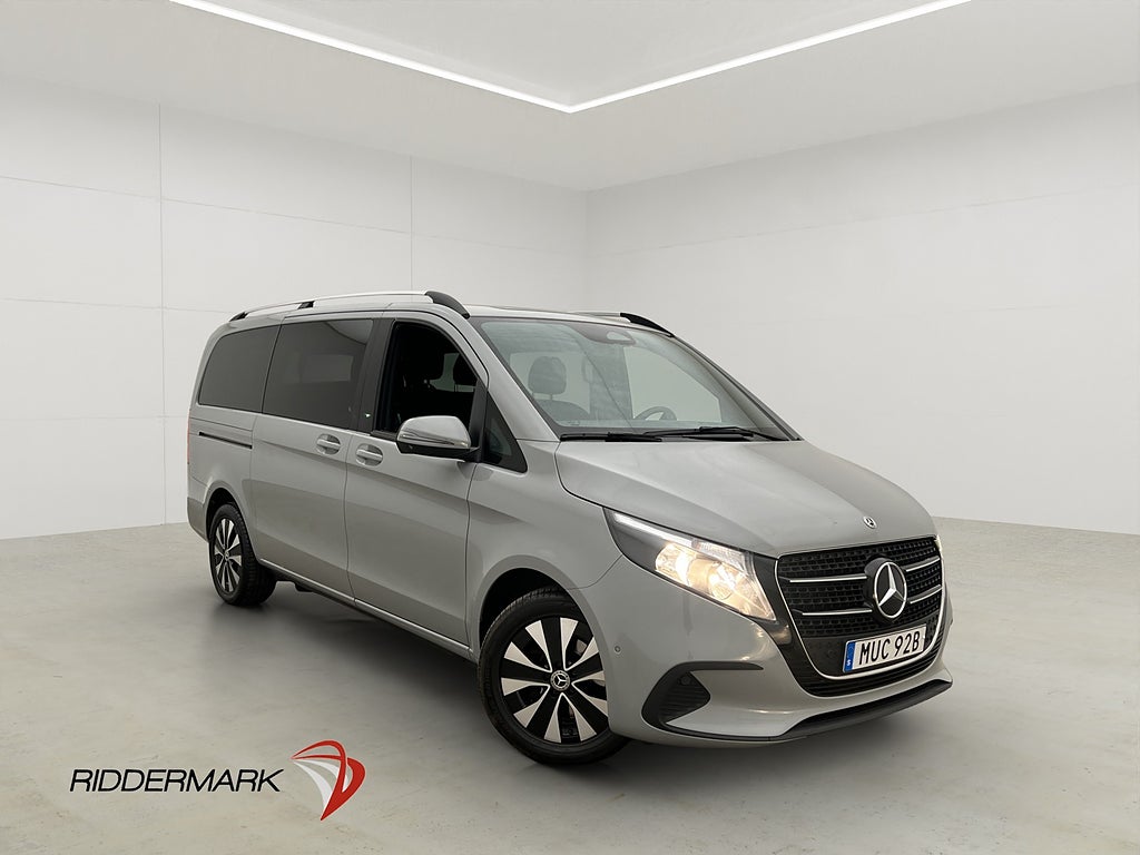 Mercedes-Benz V 220 d Lång Widescreen Värm Drag CARPLAY Moms