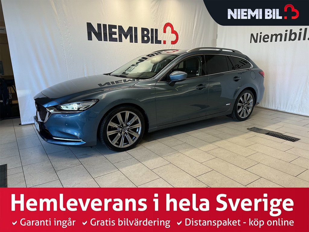 Mazda 6 2.2 AWD Optimum Drag MoK Dvärm HuD BOSE Kamera Navi