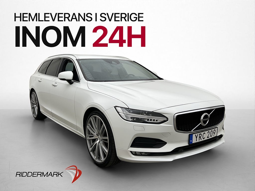 Volvo V90 D4 AWD Momentum Skinn Värmare Kamera Navi Drag