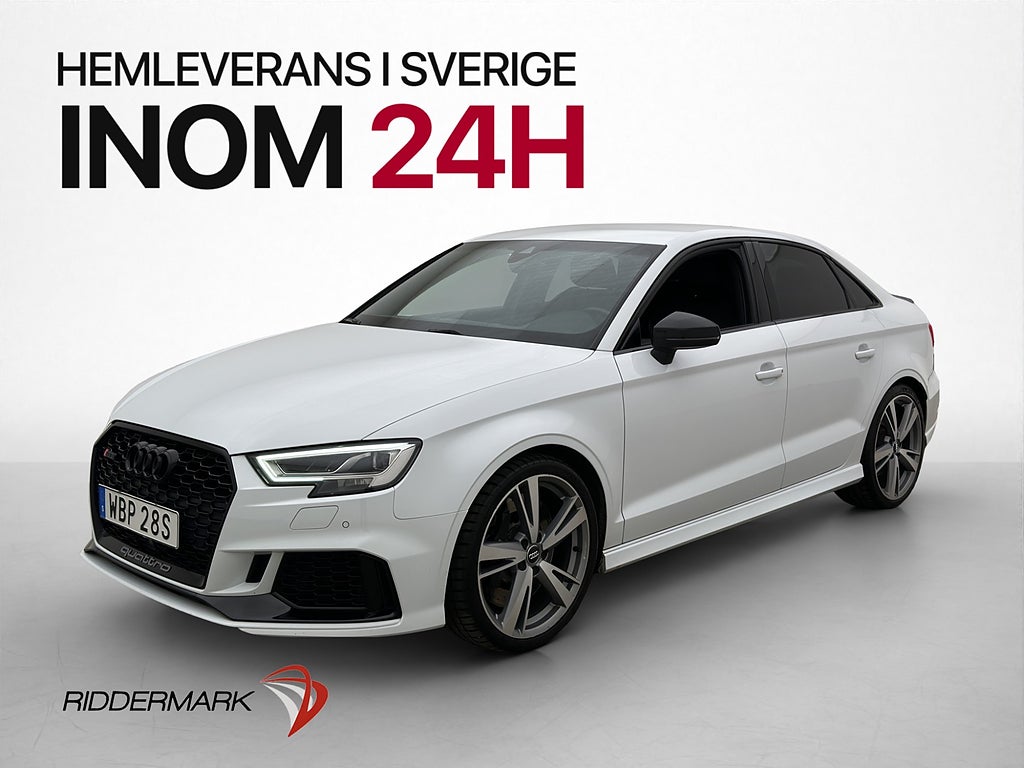 Audi RS3 Sedan Quattro 400hk Skinn B&O Navi Cockpit