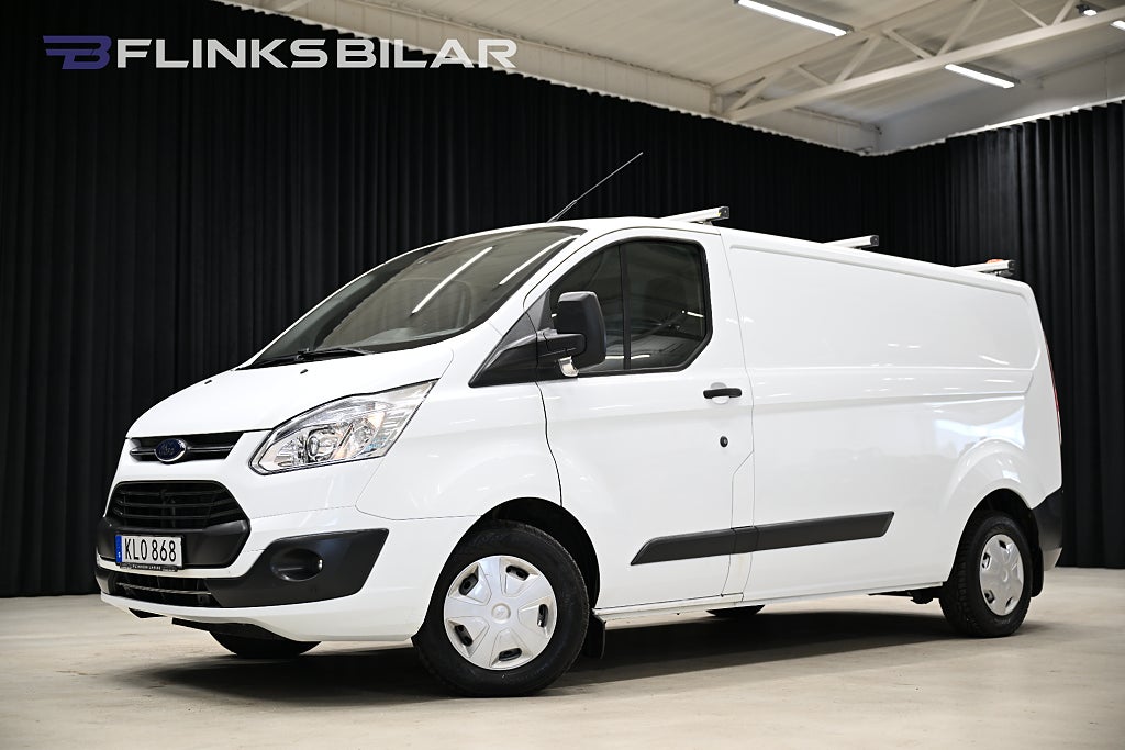 Ford transit Custom 130HK L2||V-Inredd|Drag|Värmare|Lågmil|NyKamrem