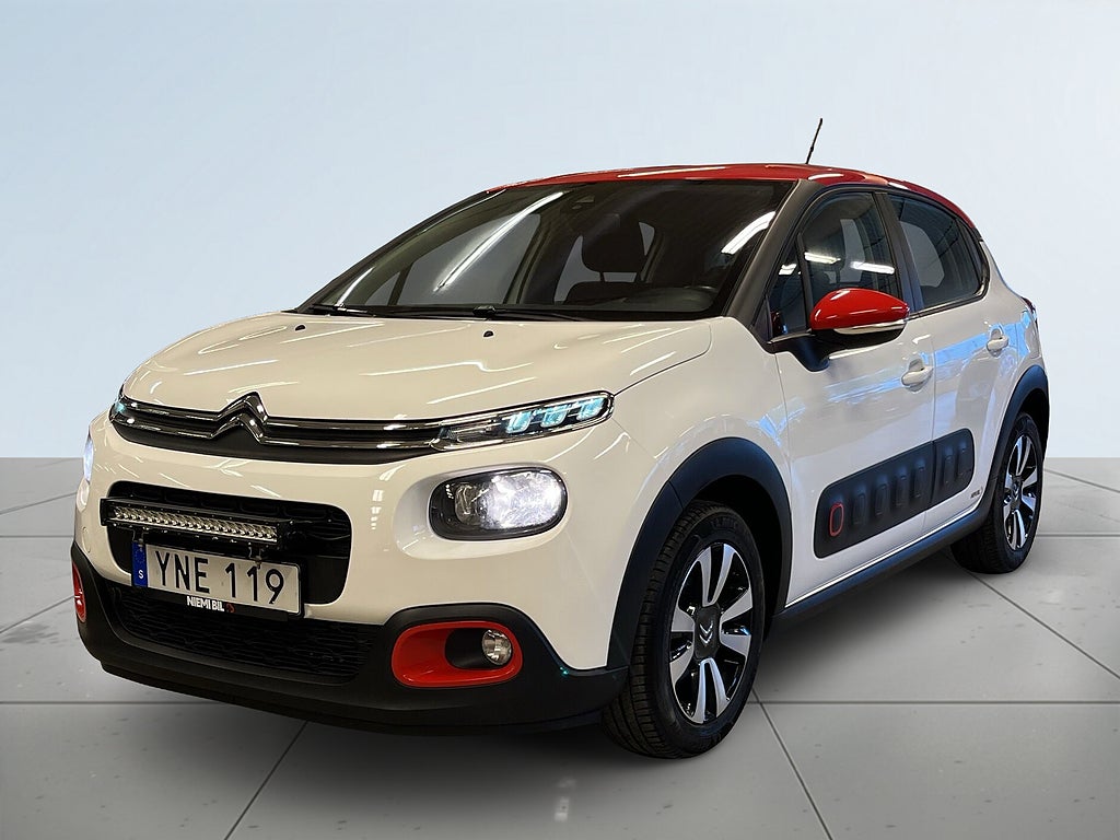 Citroën C3 1.2 Mok-värm/Extra-ljus/P-sens/Sov-däck/Lågskatt