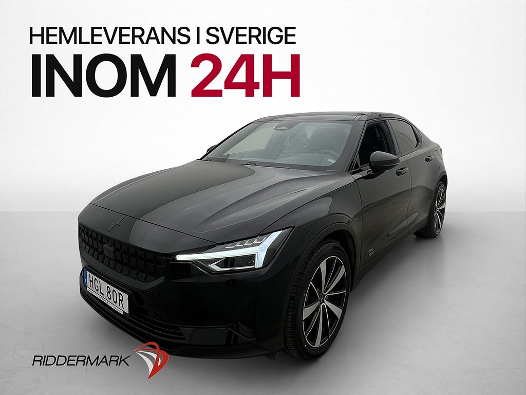 Polestar 2 Standard Range Single Motor Plus Värmare Pano H/K