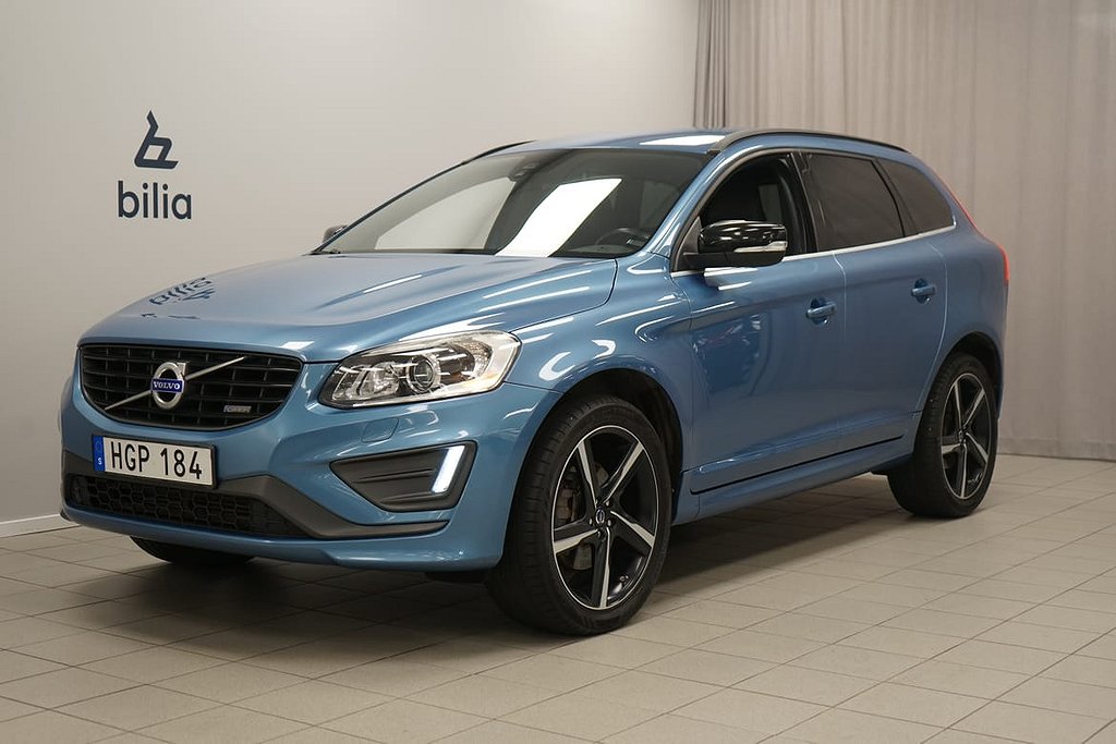 Volvo XC60 D5 AWD Black R Business Edition | Dragkrok | R-Design