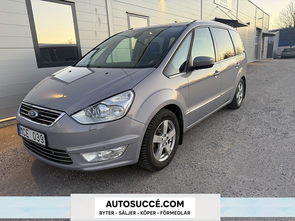 Ford Galaxy 2.0 Powershift Dragkrok Kamrembytt Panoramaglastak