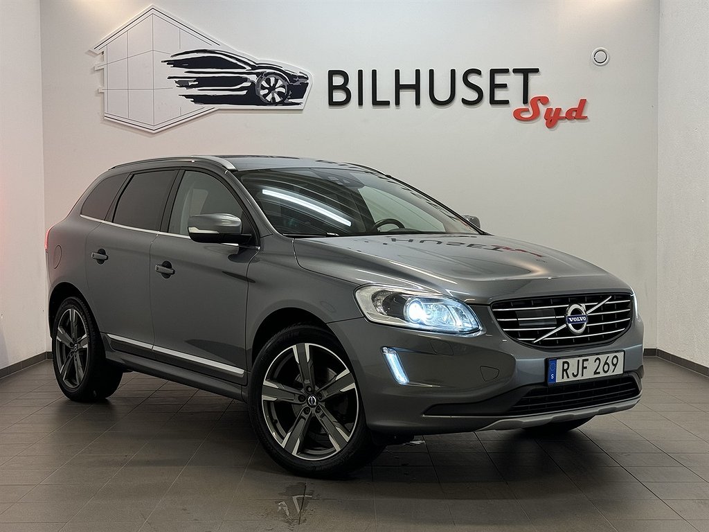 Volvo XC60 D4 AWD 190hk Summum Värmare/Läder/20"Alu/AdaptivF/Krok