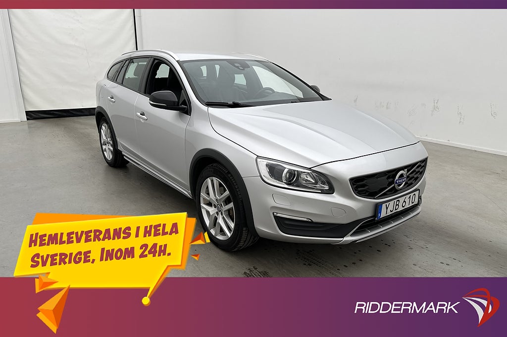Volvo V60 Cross Country D4 AWD Summum VOC Värm Skinn Drag