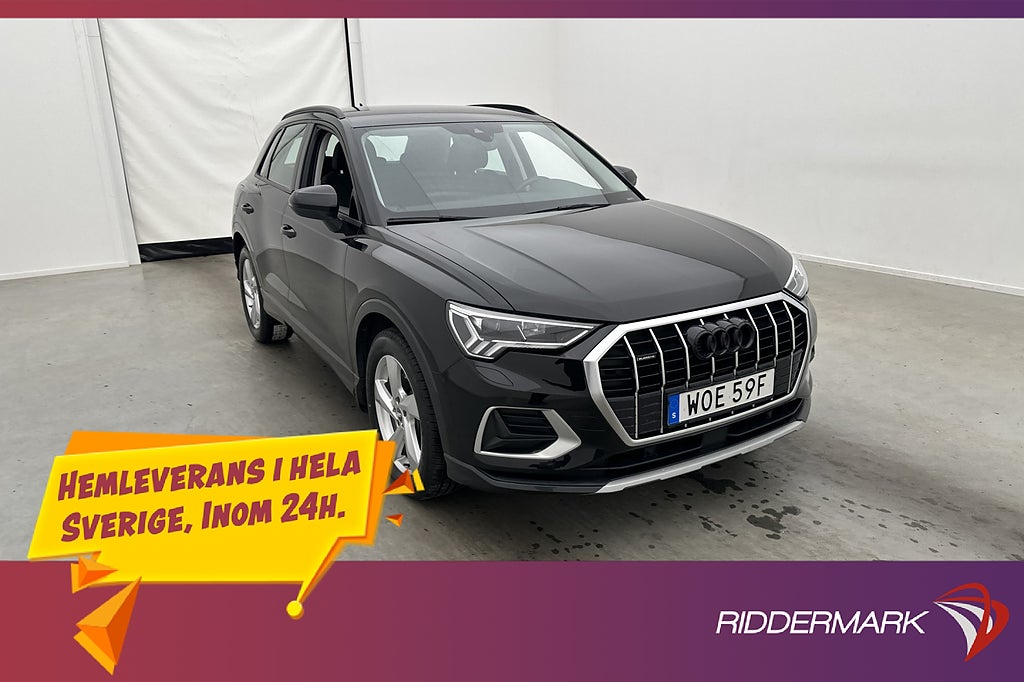 Audi Q3 40 TFSI Q 190hk Advanced Cockpit Navi Värmare Drag