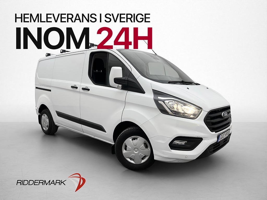 Ford transit-custom Värmare Dragkrok 3-Sits PDC Takräcke