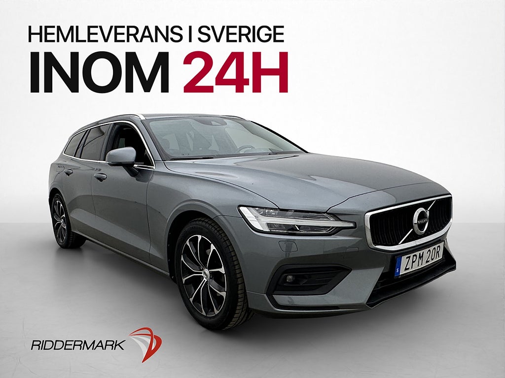 Volvo V60 D3 Skinn Kamera Värmare VoC CarPlay BLIS Navi 150h