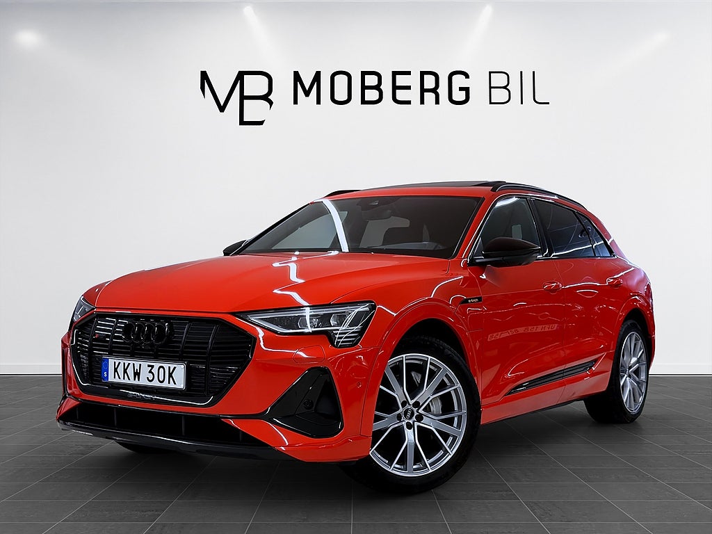 Audi E-Tron 50 quattro 313hk S Line B&O 360 Pano 3D Luftfjädring
